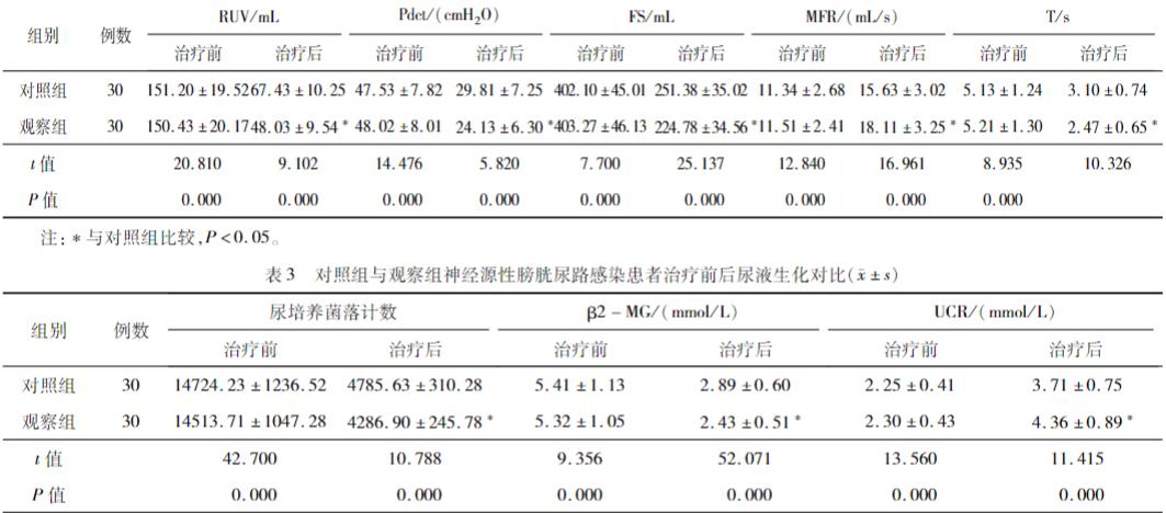 利尿通淋颗粒联合膀胱冲洗的应用效果评估方法（二）